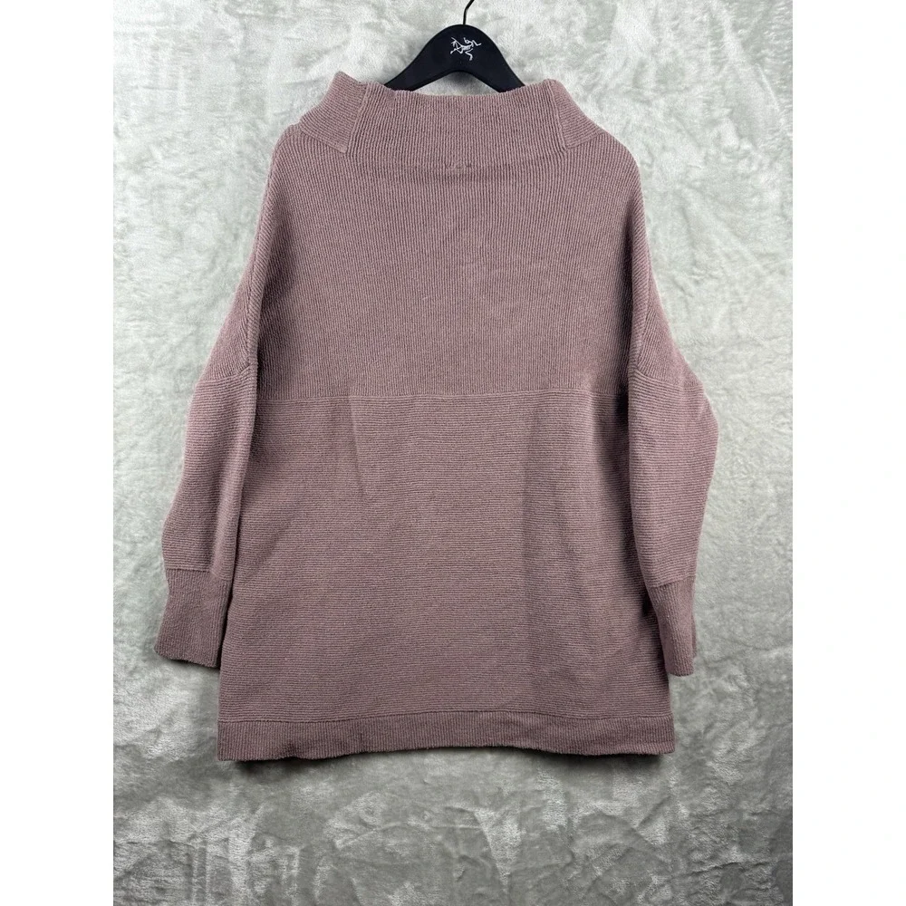 Free People Ottoman Slouchy Tunic Top Sweatshirt Womens Medium Nutmeg‎ Brown